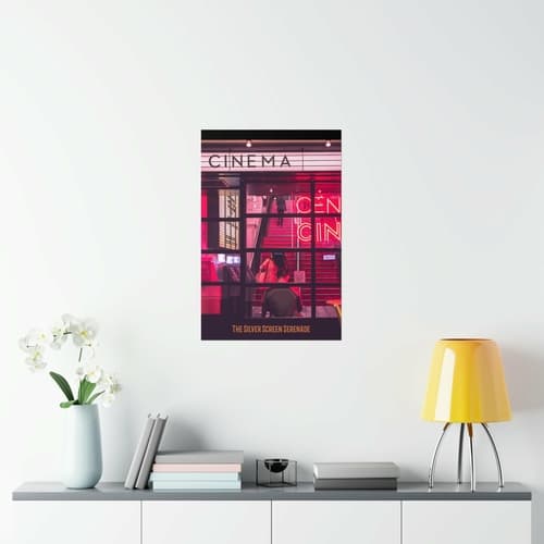 Retro Cinema Fine Art Poster